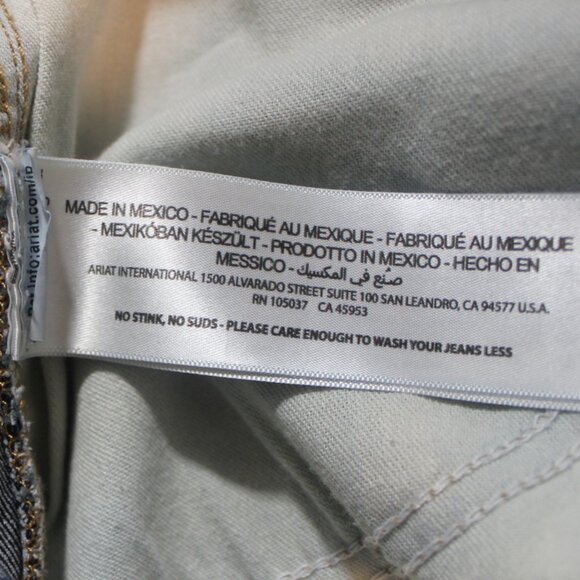 Ariat Work Mens Rebar M5 Straight Leg Work Jeans Dark Wash 34x30 Durastretch - Picture 8 of 8